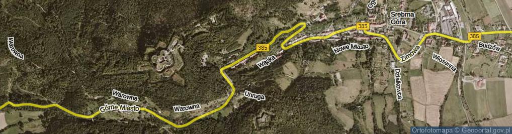 Zdjęcie satelitarne Wąska ul.